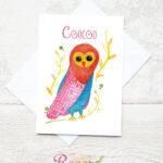 chouette coucou carte