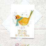 oiseau carte