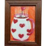 Tasse coeur chocolat chaud