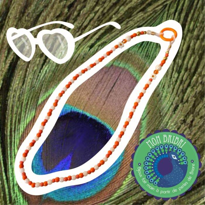 Chaîne de lunettes Mon bribri | Orange