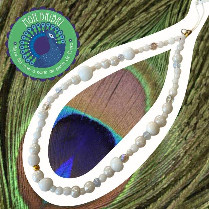 Chaîne de lunettes Mon bribri | Dragonne blanc
