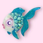 Poisson perle paillettes