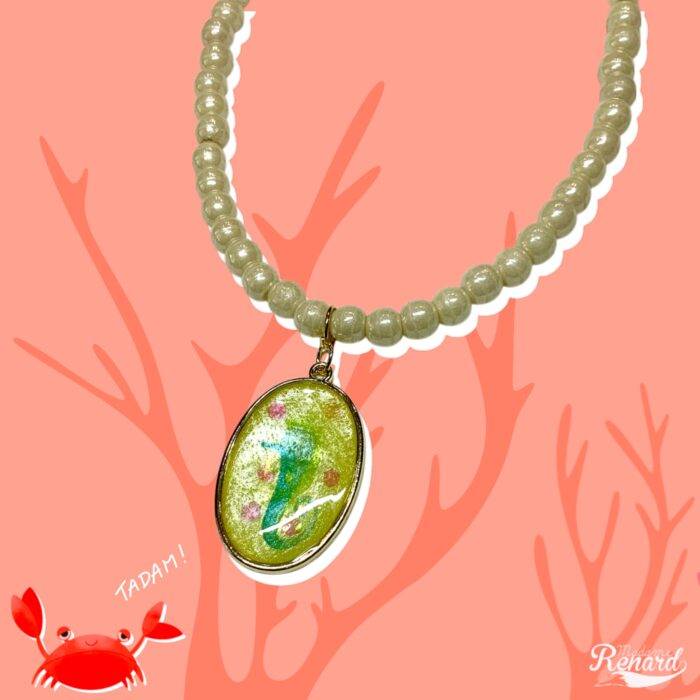 Collier océan collection poisson hippocampe