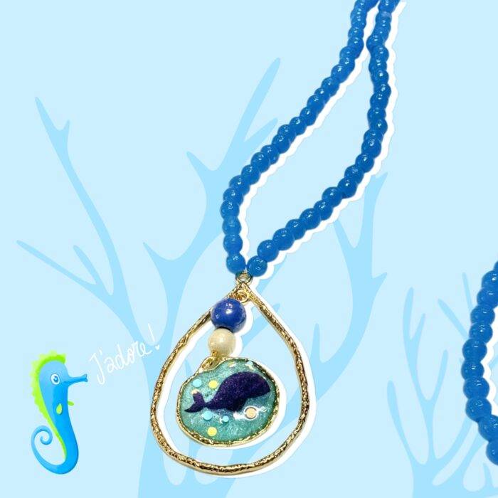 Baleine océan à paillettes modèle unique