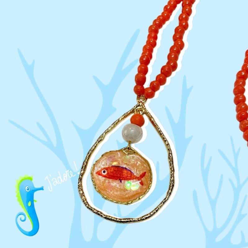 Poisson océan à paillettes modèle unique