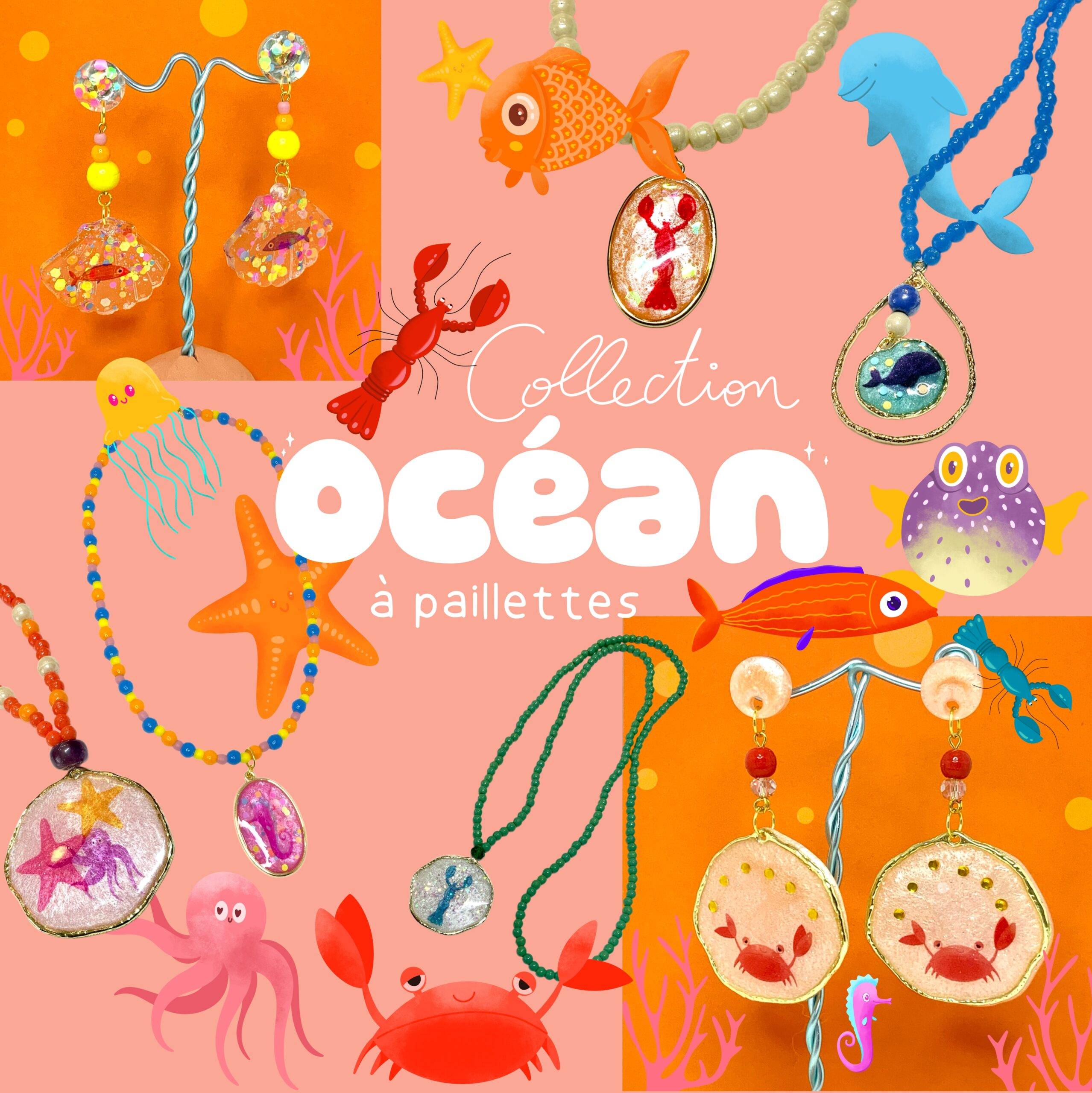 Collection océan a paillettes