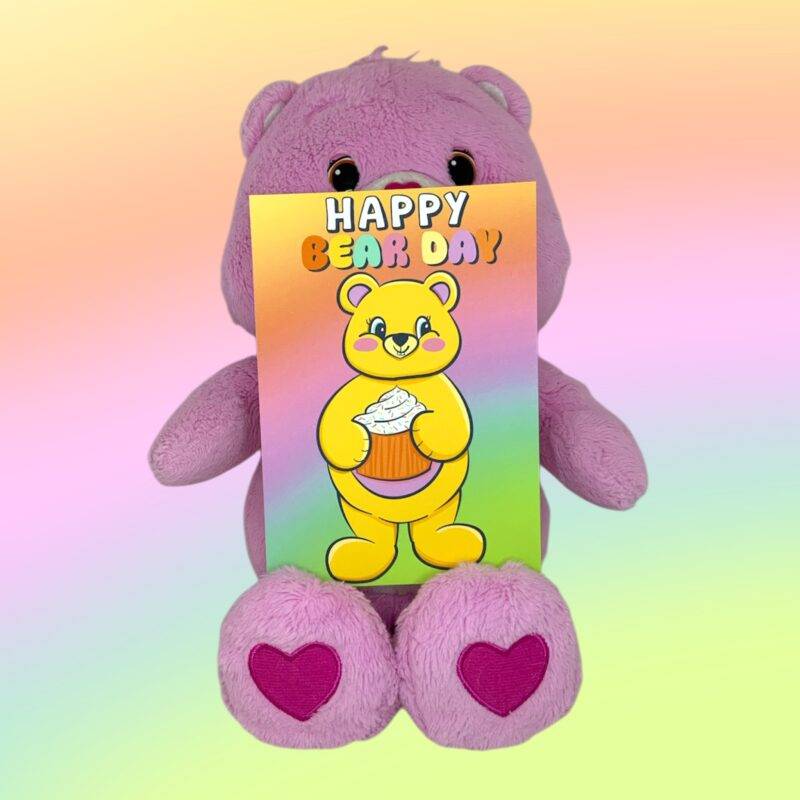 Happy bear day mignon anniversaire carte