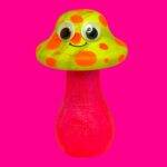 Boite surprise, blindbox, labubu, champignon fluo