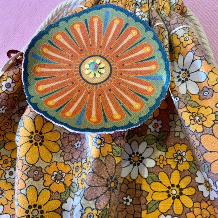 Sac à dos baluchon « Fleurs » – Image 12