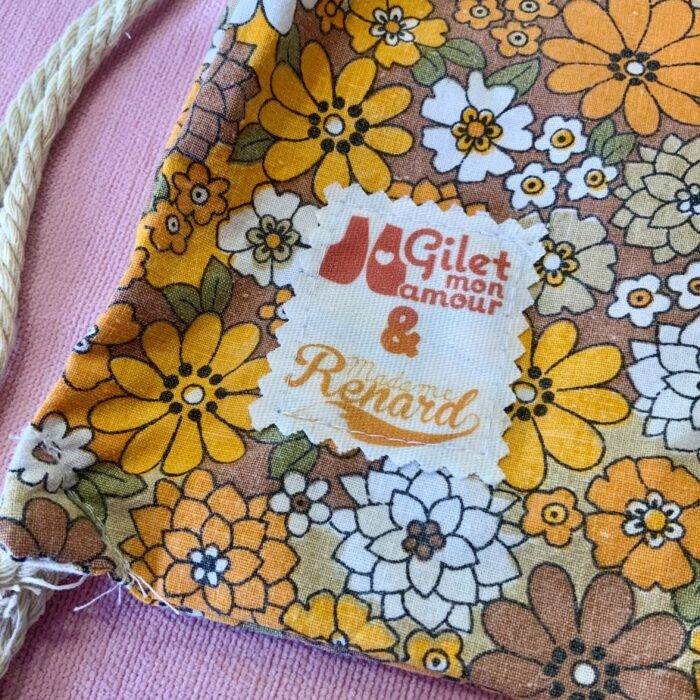 Sac à dos baluchon « Fleurs » – Image 13