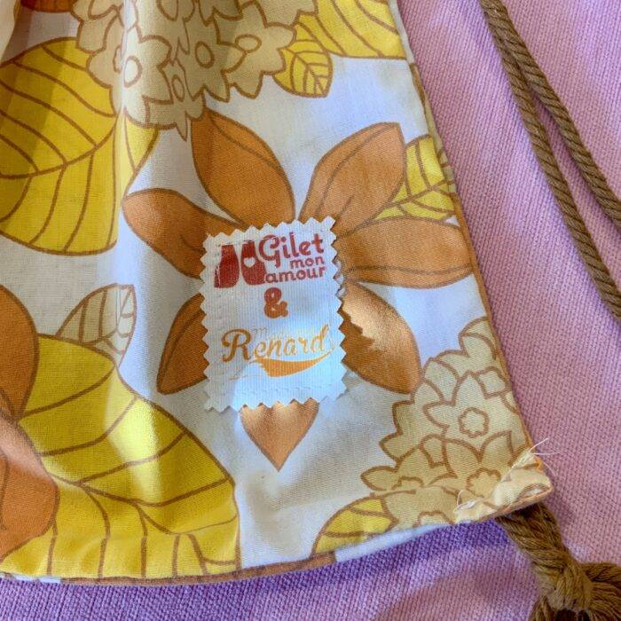 Sac à dos baluchon « Fleurs » – Image 10