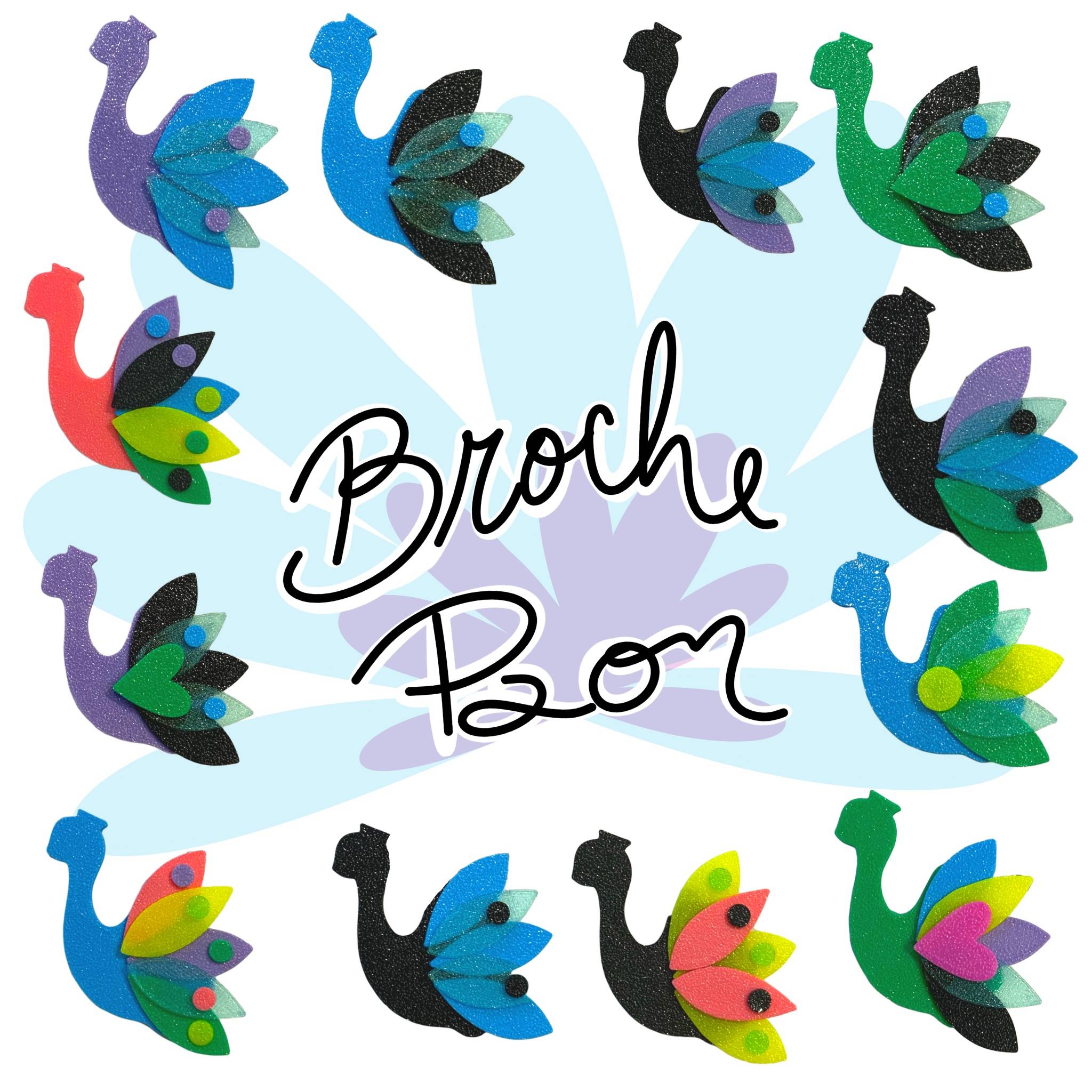 Paon Broche paon
