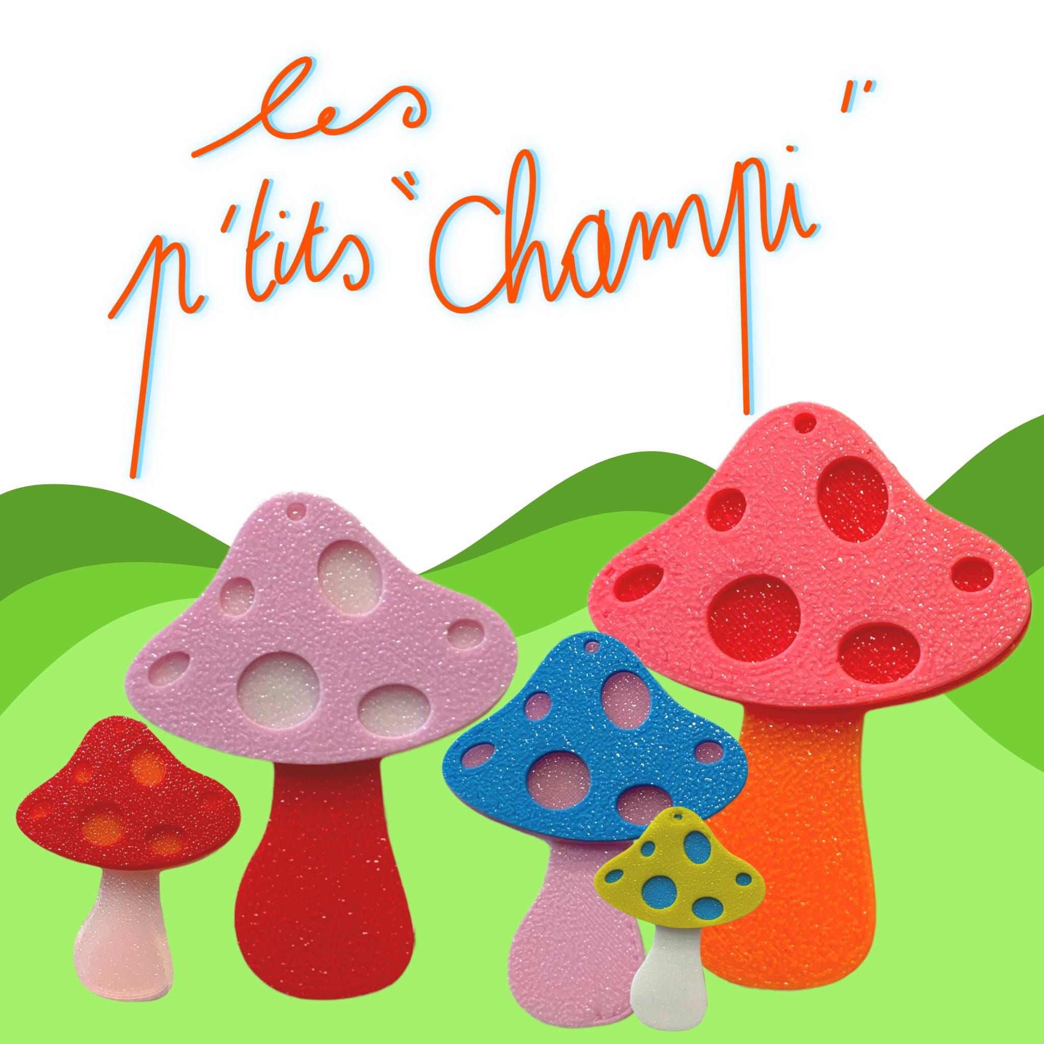 Broche Champi Broche Champignon