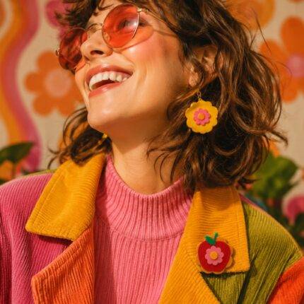 Broche seventies pop