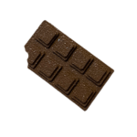 Broche tablette de chocolat croquée