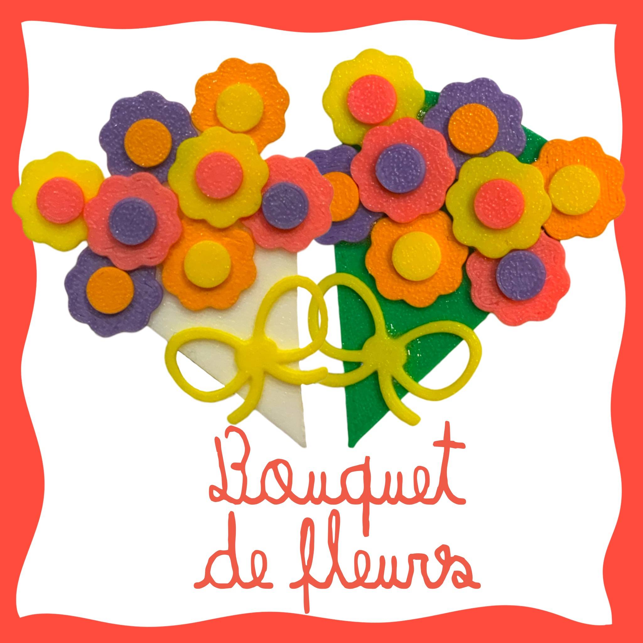 Broche bouquet Bouquet de fleurs cadeau maîtresse maître